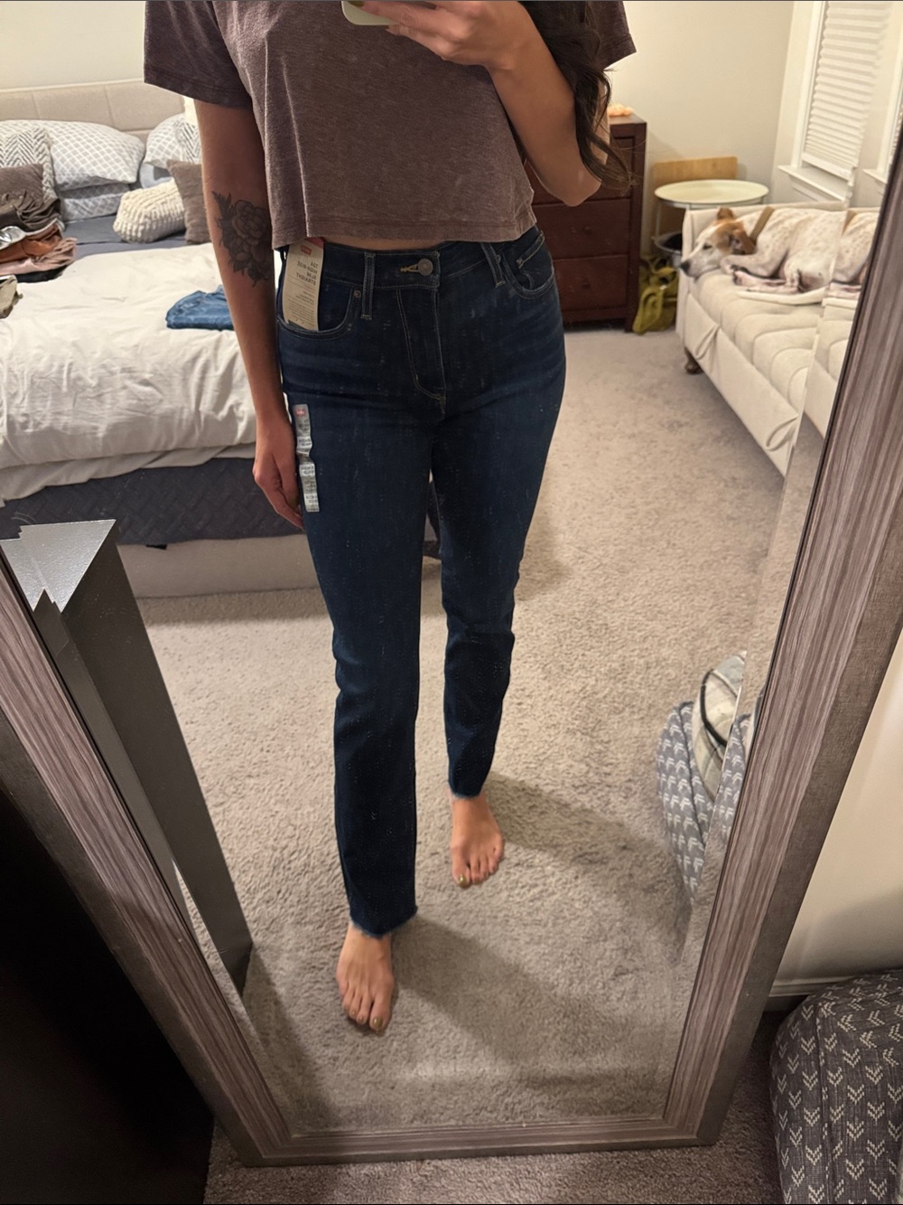NWT Levi’s High-Rise Straight Jeans